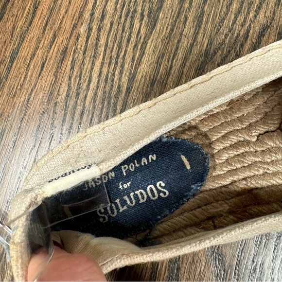 Soludos x Jason Polan wink Espadrille Shoes size 8.5 - Picture 6 of 8